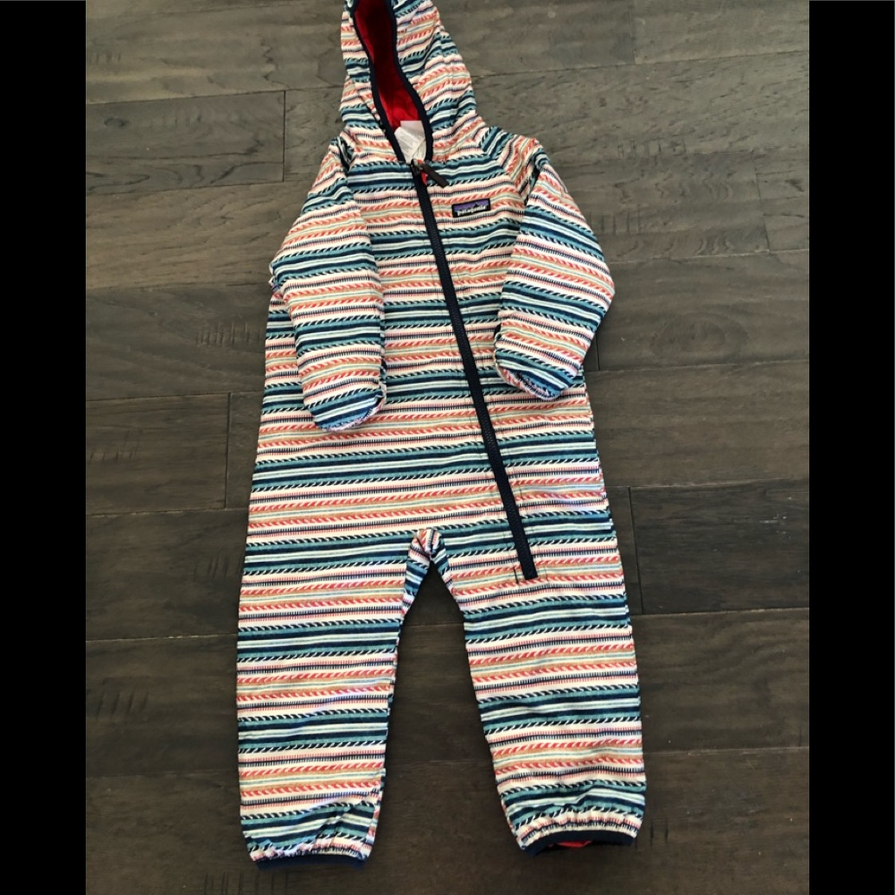 Patagonia infant snowsuit